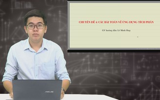 Bí quyết ôn thi tốt nghiệp THPT đạt điểm cao: Ứng dụng của tích phân