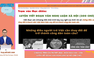 BÍ QUYẾT ÔN THI THPT 2024 | Môn Ngữ văn | Chuyên đề 6 | Luyện viết đoạn văn nghị luận 200 chữ
