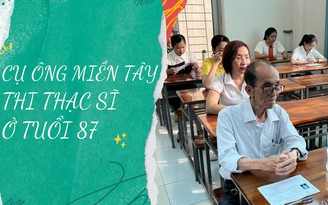 Cụ ông miền Tây biết 9 ngoại ngữ, đi thi thạc sĩ ở tuổi 87