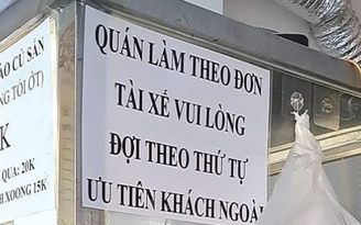 Tranh cãi chuyện hàng quán ưu tiên làm món cho khách hơn shipper: Đúng hay sai?