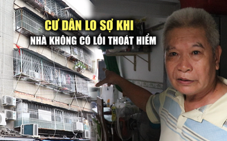 Cư dân trong những ngôi nhà 'chuồng cọp' ở TP.HCM: 'Có chuyện là không chạy đâu được'