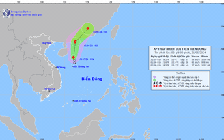 Tin tức thời tiết hôm nay 31.5.2024: Áp thấp nhiệt đới trên biển mạnh lên thành bão