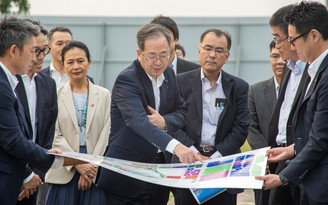 Lãnh đạo Nhật Bản tham quan thực địa dự án Thành phố Thông minh Bắc Hà Nội