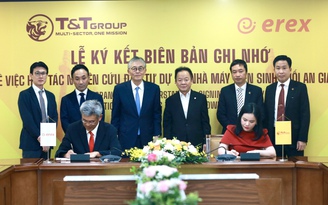 T&T Group và Tập đoàn Erex (Nhật Bản): Hợp tác phát triển nhà máy điện sinh khối tại An Giang