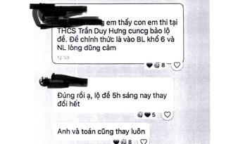 Công an Hà Nội nói gì về thông tin 'lộ đề thi' vào lớp 10?