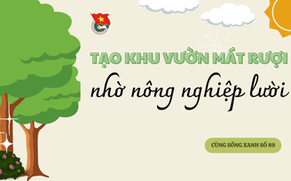 Cùng sống xanh số 89: Mê nông nghiệp lười, thanh niên Đồng Nai tạo khu vườn mát rượi giữa mùa nắng cháy