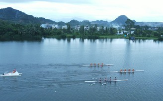 Hải Phòng: Sôi động giải đua thuyền rowing, canoeing Đông Nam Á trên sông Giá