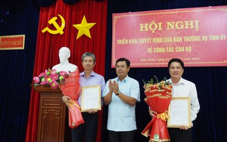 Cà Mau: Phó trưởng ban Tuyên giáo tỉnh ủy làm Bí thư Huyện ủy Ngọc Hiển