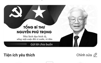 Người dân có thể online gửi lời chia buồn, tri ân Tổng Bí thư qua VNeID