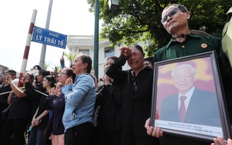 Những khoảnh khắc trong lễ truy điệu Tổng Bí thư Nguyễn Phú Trọng