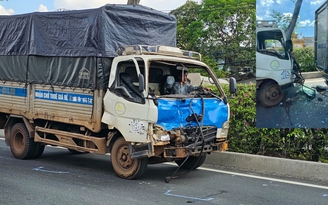 Tai nạn khiến giao thông cửa ngõ tây bắc TP.HCM bị ùn tắc, phương tiện kéo dài nhiều km