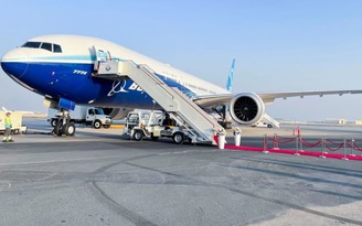 Boeing dừng bay thử nghiệm máy bay thân rộng 777X do lỗi