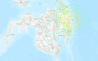 Động đất 6,8 độ tại miền nam Philippines