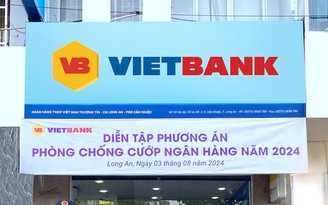 Vietbank tổ chức diễn tập phương án phòng chống cướp ngân hàng