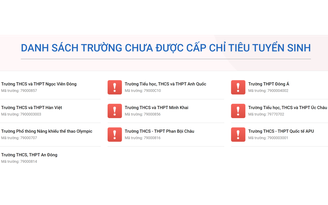 Sở GD-ĐT TP.HCM lưu ý về tuyển sinh lớp 10 ở trường ngoài công lập