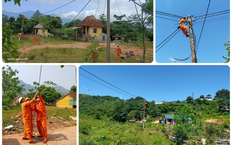 Công ty Điện lực Quảng Trị không để bị động, bất ngờ trước mùa mưa bão