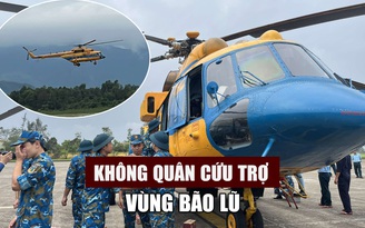 Không quân cứu trợ khẩn cấp vùng bão lũ miền Bắc