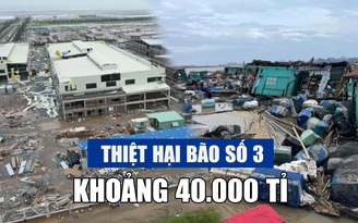 Đau thương, thảm khốc sau bão Yagi: Thiệt hại khoảng 40.000 tỉ, GDP có thể giảm 0,15%