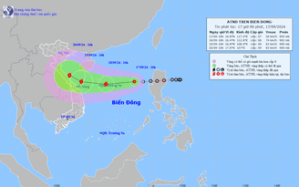 Bão số 4 khả năng đổ bộ Thanh Hóa - Quảng Ngãi