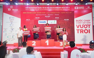 Giải marathon quốc tế Hà Nội Techcombank: Hành trình tinh thần thể thao kiên định, mạnh mẽ