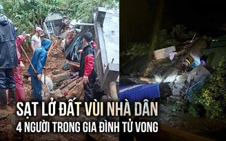 Sập nhà thảm khốc, 4 người trong gia đình tử vong sau bão Yagi