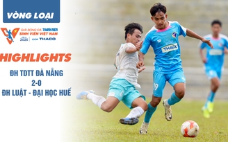 Highlight ĐH TDTT Đà Nẵng 2-0 ĐH Luật - Đại học Huế | Vòng loại TNSV THACO cup 2025