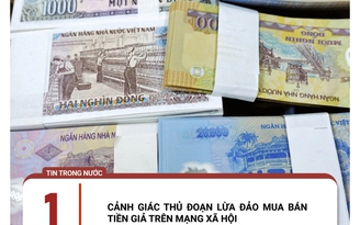 Cảnh báo đổi tiền trên mạng gặp tiền giả cận Tết Ất Tỵ 2025