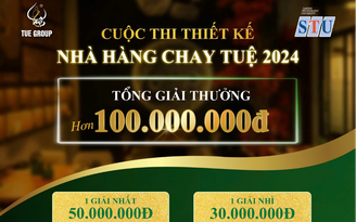 Ẩm thực Chay Tuệ phát động cuộc thi thiết kế nhà hàng chay năm 2024