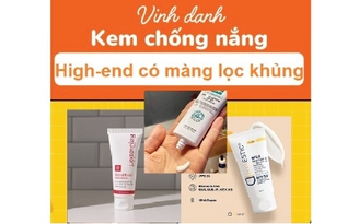 Khai xuân làm đẹp đầu năm: Top 3 kem chống nắng high-end càng dùng càng mê