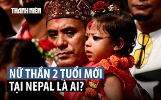 Bé gái 2 tuổi trở thành nữ thần mới của Nepal