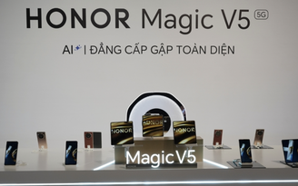 Smartphone gập đẳng cấp Honor Magic V5 ra mắt thị trường Việt