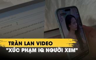 Tràn lan video 'xúc phạm IQ người xem': Khi giải trí biến thành… rác mạng
