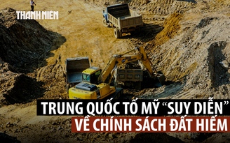 Trung Quốc tố Mỹ tung luận điệu xuyên tạc việc kiểm soát đất hiếm
