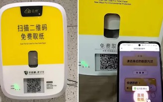 Trung Quốc thử nghiệm máy phát giấy vệ sinh mới