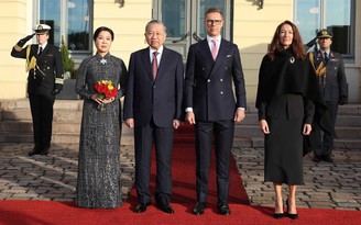 Trọng thể lễ đón Tổng Bí thư Tô Lâm và phu nhân thăm chính thức Phần Lan