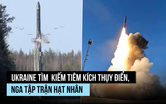 Nga tập trận hạt nhân, Ukraine muốn chiến đấu cơ Thụy Điển