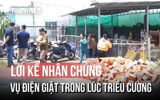 Nỗi đau người mẹ mất con giữa đêm triều cường