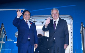 Thủ tướng và Tổng thư ký Liên Hiệp Quốc cùng lên đường tham dự hội nghị ASEAN