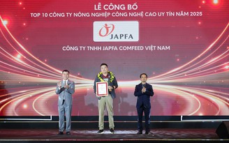 Japfa khẳng định vị thế tiên phong trong nông nghiệp công nghệ cao