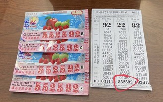 Khách trúng độc đắc 8 tỉ xổ số miền Nam đài Cà Mau, nhận hết tiền mặt