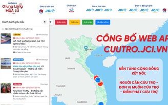 Website cứu trợ khẩn cấp ra mắt, kết nối người dân vùng ngập lụt và nhà hảo tâm