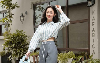 Áo sơ mi phối quần baggy, vẻ đẹp chuẩn công sở cho các quý cô