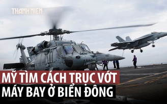 Hải quân Mỹ nỗ lực trục vớt 2 máy bay rơi ở Biển Đông