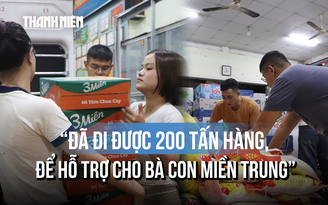 Nhóm bạn trẻ túc trực đêm vì miền Trung: ‘bệnh thì uống thuốc, miễn giúp bà con’
