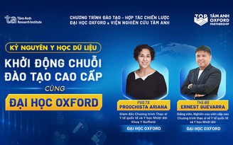 Tâm Anh-Oxford tuyển sinh đào tạo nâng cao năng lực nghiên cứu, quản trị dữ liệu