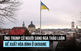 Đặc sứ của ông Trump sang Nga thảo luận đề xuất chấm dứt xung đột Ukraine