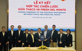 Thaco ký hợp đồng xuất khẩu chuối với 'ông trùm' nông sản thế giới