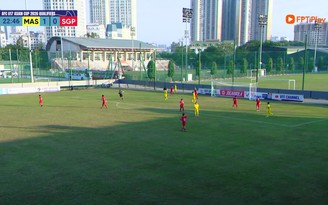 Highlight U.17 Malaysia 2-1 U.17 Singapore: Nỗ lực ngược dòng bất thành