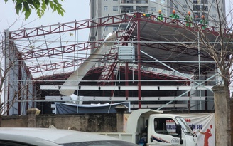 Phường An Khánh ra quân cưỡng chế sân pickleball xây dựng không phép