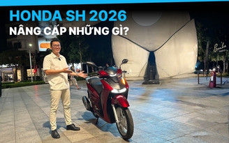 Honda SH 2026 giá từ 77,89 triệu đồng nâng cấp những gì?
